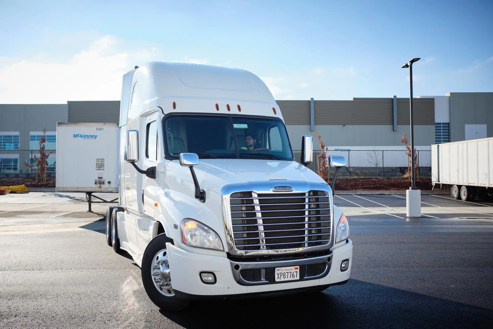 PA Transport truck in the yard